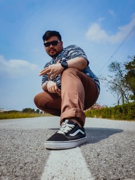 กางเกงขายาวผ้า Chino ทรงกระบอกเล็ก สำหรับผู้ชายอ้วน ไซส์ใหญ่ 40-50" สีดำ เทา น้ำตาล กากี