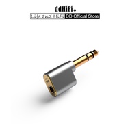 DD ddHiFi DJ65B(AL) 6.35mm Male to 4.4mm Female Audio Adapter for Desktop Amplifier Devices with 6.3