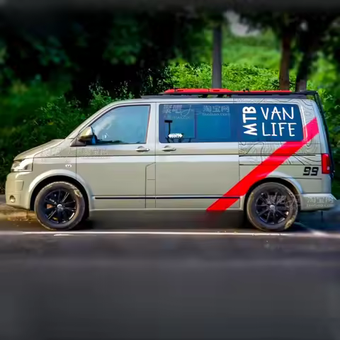 Car Vinyl sticker FOR Multivan T5 T6 T7 body exterior decoration personalized custom sports decal ac