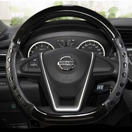 For Nissan Lannia 2015 2016 2017 2018 2019 2020 Maxima 2016-2020 Carbon Fiber D Shape Car Steering W
