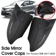 Toyota CHR CH-R 2017 -2021 Auto Accessories Car Side Mirror Horn Style Cover Cap ABS Auto Cover Trim