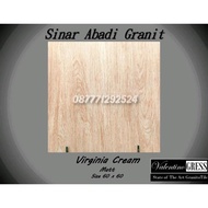 Granit 60X60 Motif Kayu Valentino Gress Virginia Cream Gratisongkir