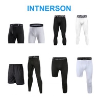 Basketball Men's Sports Leggings Compression Tights Pants Capri Cycling for Basketball Supporter Leg