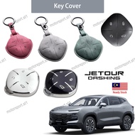 [READY STOCK] Jetour Dashing Key Kunci Cover Leather TPU Protect Cover Chrome Soft Cover for Jetour 