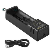 18650 Battery Charger 26650 Usb Smart Nickel Hydrogen Aa Aaa 21700 Single Slot Lithium Battery Charg
