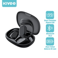 KIVEE Headset TWS Bluetooth 5.3 earphone Earbuds airpods Efek Suara Stereo 9D Long Standby Daya Tahan Baterai Super Panjang 30 jam Daya Tampilan Digital LED