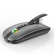 M113 2.4GHz + Bluetooth Dual Mode Mouse Ultra-Thin Mouse Silent Mute Mouse 2.4G+BT5.1 Dual Mode Mouse