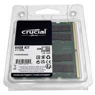 Crucial 64GB (2 x 32GB) DDR4 3200MHz SO-DIMM RAM Laptop Memory Kit, CT2K32G4SFD832A