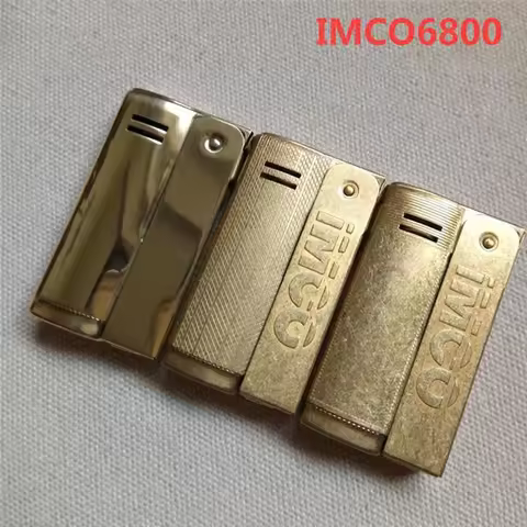 IMCO 6800 Classic Kerosene Lighter Original Copper Material Vintage Gasoline Lighter From Austria