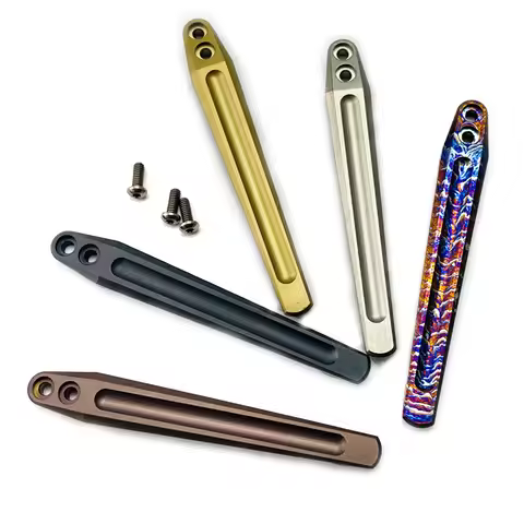 1PC Titanium Pocket Knife Clip For Rick inderer knives XM-18 XM-24 Jurassic Eklipse Maximus Half Tra