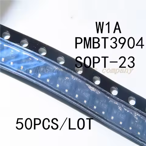 50PCS/LOT Patch Transistor PMBT3904 SMD SOT23 Silkscreen: T1A / W1A New spot Quality Assurance
