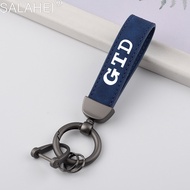 New Women Men Luxury Suede Leather Car Keychain Accessories For Jetta VW GTD GLI GTI Golf 7 6 5 MK7 MK6 MK5 MK4 TSI Keyring