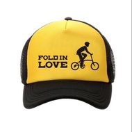 Gowes Bicycle Hats - Fold In Love Distro Can Custom Text
