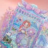 Xiaoyangtong DIY Quiet Book Handmade Mermaid Ice Snow Tailor-Free Children diy Girl Toy Girl Sticker