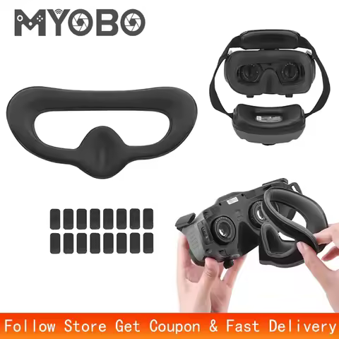 Sponge Foam Eye Pad for DJI Goggles 2 Eye Mask Lens Cover Replacement Face Cushion Pad Soft Face Pad