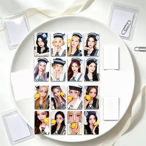 8Pcs/Set Idol H2H Photocards Lemon Tang Special Edition Cards JIWOO YUHA STELLA Album Cards Two-Side
