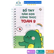 XO Takenote Book Summary Grade 9 Math Knowledge (Spiral Spring Notebook, sticker Decoration)