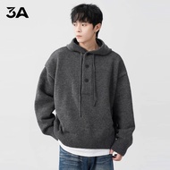 Guangzhou Hoodi Sweater Loose Form High Quality Knitted Wool Korean Style | 3A Menstore AL-H1