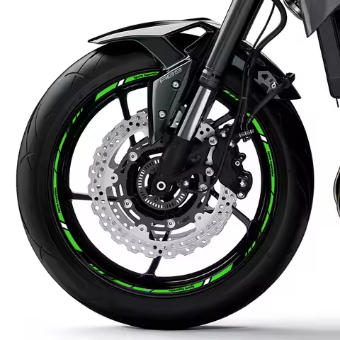 Motorcycle Wheel Sticker Rim Decal Tape Accessori For z750 z800 z650 h2r z900 z1000 Ninja 300 w800 z