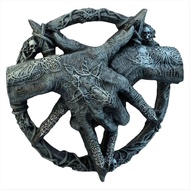 BaTHomet Pentagram Claw Statue Ornament BaTHomet Hand Free Standing Plaque Devil Hand Sculpture