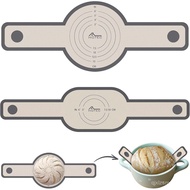 HOTEC Silicone Bread Sling for Dutch Oven - 2 Pack Non-Stick Baking Mat with Long Handle Easy to Tra