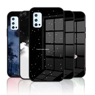 Glass Casing Vivo V17 1919 Tempered Glass Case Hard Back Cover Soft Silicon Edge