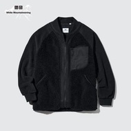 Uniqlo x White Mountaineering 刷毛寬版外套 白山聯名 男女都可以穿