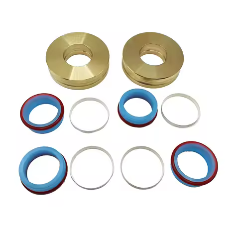 60k Waterjet Cutting Intensifier Parts Seal Repair With Bronze Backups 001198-1 High Pressure Seal K