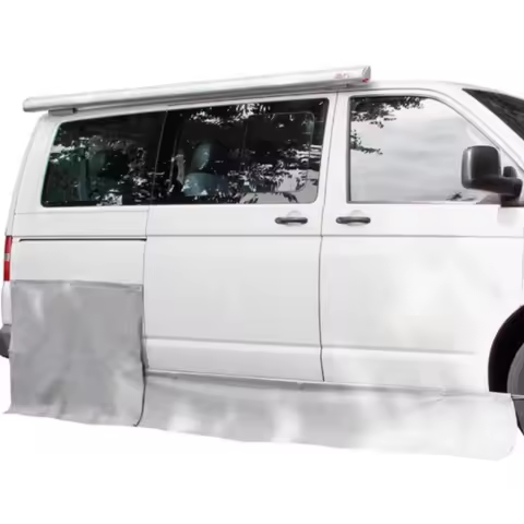 A Set For VW T5 T6 Durable Awning Draught Skirt & Wheel Arch Cover Camper Van SWB Easy Clean PVC Mat