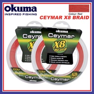 (18LB-70LB) 150M-300M Okuma Ceymar X8 Braid Fishing Line 8 Strand Braided Tali Pancing Benang 8 Sula