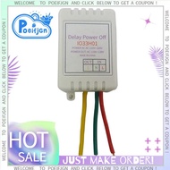 1-480Min Timer Adjustable Disconnect Delay Controller AC 110V 220V Power-on Delay OFF Relay Switch 7