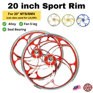 Bicycle Sport Rim for BMX/MTB/LAJAK 20 inch include Seal Bearing
