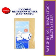 UNICORN BROWN ENVELOPES (4.25" X 6.25" | 108MM X 158MM)