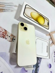 🏅️特價一台🏅️💜店內展示品💜台灣公司🔋100% 🍎 Apple iPhone15 128GB黃色🍎螢幕6.1吋🔥台灣公司貨🔥🔺蘋果原廠保固2024/11/18🔺