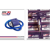 <COMBO SET>UMA RACING PLUG COIL+UTECH NICKEL SPARK PLUG A7RTC=C7HSA B8RTC=CR8E EX5 KRISS SRL115 EGO 