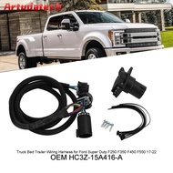 Artudatech Truck Bed Trailer Wiring Harness for Ford Super Duty F250 F350 F450 F550 17-22 Car Access