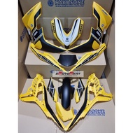 YAMAHA Y16ZR COVER SET NEW KENNY ROBERT Y16 NEW DESIGN KENNY ROBERT MATT YELLOW #NEW #READY STOCK