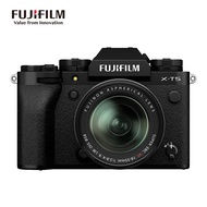 富士（FUJIFILM）X-T5/XT5 微单相机 套机（18-55mm) 4020万像素 7.0档五轴防抖 6K30P 经典机械拨盘 黑色