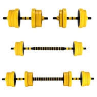 Set Berat Dumbbell Boleh Laras 33 Lbs/44 Lbs, Pemberat Dumbbell Dengan Salutan Pe Dan Pemegang Seles