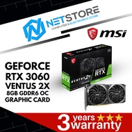 MSI GEFORCE RTX 3060 VENTUS 2X 8GB OC 8GB GDDR6 GRAPHIC CARD