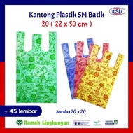 [Uk 20]Kantong Platik SM Batik Nona 45 lembar/ Kantong Hajatan / Kresek hajatan