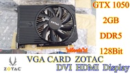การ์ดจอ VGA Card Nvidia GTX1050 // 2GB // DDR5 // 128Bit Second Hand