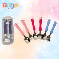 SD03 / Children's Spoon and Fork Set / Sanrio Spoon and Fork / Kuromi Spoon and Fork / Children's Sp