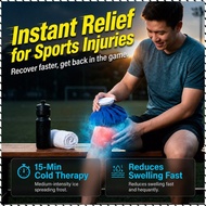Ice Pack/Sports Injury/Reusable/Pain Relief For Sprains