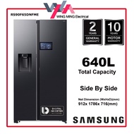 Samsung 640L Side-by-side BESPOKE AI Refrigerator 9" LCD Screen Smart Home Inverter Fridge Peti Ais 