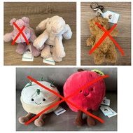 全新 Jellycat 芝士 蘋果 apple 河馬 公仔