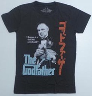 【Mr.17】教父 The Godfather 電影 刷舊做舊復古T恤 黑色短袖T-SHIRT(WRB017)