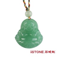 Stone Note Maitreya Buddha Necklace-Contentment