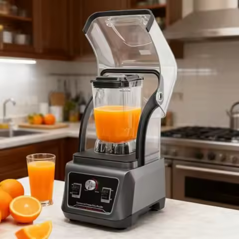 Commercial Blender with Shield Multifunction Blender 67 Oz Large Ccity 2200W Countertop Blender for