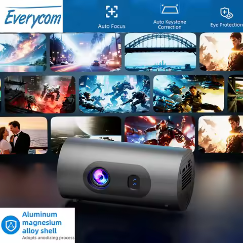 Everycom SKY-Q8 Projector Android 13 Portable HDR10 Full 4K HD 1080P WIFI AutoFocus Mini Outdoor Med